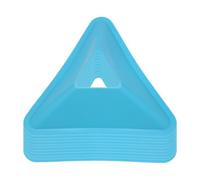 LIXSAZSE Soccer Triangle Cones Bright Training Supplies Versatile Portable Coaching Accessories For Outdoor Activities Football Field Marking Supplies Portable Coaching , Blue , 18x4.5cm