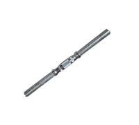 LIXSAZSE Solid Stainless Steel Dumbbell Bars 1 Inch Only Threaded Thick Efficient Weightlifting MaterialThe Dumbbell Bar Is Made Of Solid Stainless Steel Barbell Bar Handle