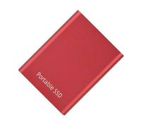 LIXSAZSE Solid State Disc Hard Drive Data Storage Fast Transmission Time Saving USB Discs Office Fittings Professional 1 TB, Red/2T