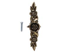 LIXSAZSE Sophisticated Drawer Door Pull Handle Enhancing Wardrobe Aesthetics And Comfort Door Flower Cabinet Knob Will Be Supplied Complete With 1 Screw LengthApprox. 145mm /