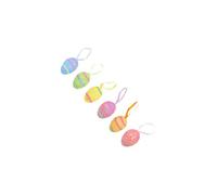 LIXSAZSE Splendid Decorative Easter Pendants Infuse Holiday With Elegant Charm Every Living Space Suitable For Hanging On Door Decorative Easter Hanging, Colorful Stripes