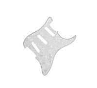 LIXSAZSE SSS Pickups Guitar Scratch Plate Choice For Musicians Working On Custom Guitar Projects ST SSS Pickup Rountine. Notice - Please Images For Detailed These Pickguards Are, White Pearl