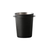 LIXSAZSE Stainless Steel Coffee - Multiple Sizes Available Leave No Fingerprint Seamless Joint Easy to Clean Rustproof, 53MM, Black Brushed