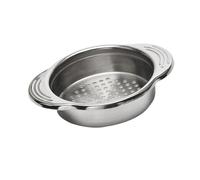 LIXSAZSE Stainless Steel Kitchenware Essential for Effortlessly Straining Tuna Sweetcorn Keeping Hands Clean While Cooking Stainless Steel Drainer Sieve Tuna Sweetcorn Strainer