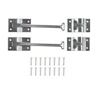 LIXSAZSE Stainless Steel Trailer Door Holder Kit Durable T-Style Latch For Touring Car Exterior Security Iron T-Style Door Holder