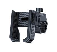 LIXSAZSE Stay Connected While Riding Motorcycle Phone Mount Allowing Phone Camera To Be Unobstructed. 360 ° Rotating Sphere, black