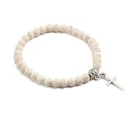 LIXSAZSE Stay Fashionable And Comfortable With Lightweight Bracelet Blended Cross Pendant Bracelets Beaded Bracelets Gift Unisex, Yellow thread pine