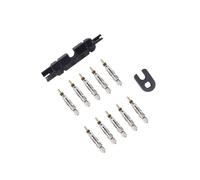 LIXSAZSE Sturdy Brass Bike Replacement Core French Valve Core With Valve Remover Tool Adding Reliability To Cycling Gear Brass Bike Replacement Tubeless Sturdy