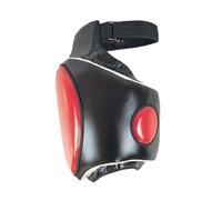LIXSAZSE Taekwondo Sparring Gear Thigh Body Protective Provides Essential Safety For High Intensity Training Sessions And Events Thigh Sports Protector Pad Guards Kick Pad, Black and red, Left