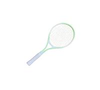 LIXSAZSE Tennis Racket With Enhanced Elastic Nylon Netting Fantastic For Beginner Player Indoor Outdoor Games Practice Everywhere Portable Tennis Racquet Training Equipment Tool, Green White