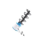 LIXSAZSE Tennis Robot Automatic Table Tennis Ball Machine Play Players And Kids Practicing Table Skills Outdoors Automatic Machine Outdoor Sports, Blue White, Holds 28 Balls