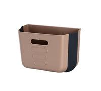 LIXSAZSE The for Ultimate Space-Saving Solution For Your Kitchen With Our Storage Supplies Occupying No Space Garbage Collection, BROWN, 27.8 * 20 * 14cm