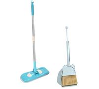 LIXSAZSE Toddlers Broom And Dustpan Designed To Housekeeping Tasks Enjoyable While Cultivating Lifelong Cleaning Habits Kids Cleaning Set Housekeeping Play Set Playhouse, Blue