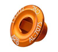 LIXSAZSE Tooth Pattern Standard Crank Arm Screw Easy Replacement Solution For Cyclists Will Not Cause Different Thread Thickness. Ball Bearing Central Axises Screw Sprocket, Orange, 2.8x1.42x1.1cm