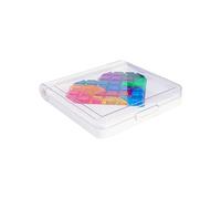 LIXSAZSE Travel Puzzle Game With 120 Challenges Lightweight Educational Toy Heart Shaped Fun Game For Brain Teaser Enthusiasts Heart Shaped Educational Toy