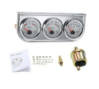 LIXSAZSE Triple Gauge Kit With Water Temperature Oil Pressure And Voltmeter Which Means Gauges Are Oil Pressure Gauge Auto, C