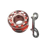 LIXSAZSE Underwater Path Seeker Diving Reel Flat Rope Winding Guide Line Spool Stainless Steel Dive Gear Outdoor Equipment Accessory, 30m Rose Gold
