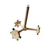 LIXSAZSE Unique Bird Rotating Perch Toy With 3 Perches Encourages Coordination Skills While Keeping Birds Entertained All Day Bird Stand Play Equipment Pet Supplies Cockatiels