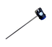 LIXSAZSE Universal Fit Drum Beater Easy Installation Bass Pedal Precision Control Round Rubber Head Of Bass Drum Pedal Provides Smooth And Consistent Kick, Blue, 21.5x5.3cm