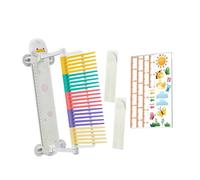 LIXSAZSE Vertical Jump Tester Wall Mount Educational Toy Interactive Fun For Kids Indoor Outdoor Activities 1 Double-sided Tape Vertical Jump Tester Parent Child Interactive Toy