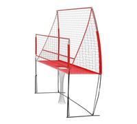 LIXSAZSE Volleyball Practice Net Team Training Convenient Adjustable Height Enjoy Indoor Outdoor Practice Improve Skills Effectively Indoor Outdoor Hitting Serving Passing
