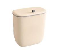 LIXSAZSE Wall Mounted Garbage Bin With Bidirectional Lid Opening For Kitchen Organization Plastic Durable And Long-lasting, 12L