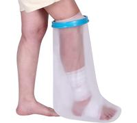 LIXSAZSE Waterproof Shower Cast Seal Cover Arm Elbow Hand Leg Broken Wounds Bandage Plaster Protector Swimming Bathtub Bath, Long Leg