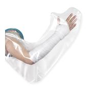 LIXSAZSE Waterproof Shower Cast Seal Cover Arm Elbow Hand Leg Broken Wounds Bandage Plaster Protector Swimming Bathtub Bath, Long Arm