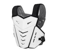 LIXSAZSE Wear Resistant Motorcycle Chest Guard Vest Practical Accessories Comfortable And Impact Resistant For Adults Quick Wearing Shock Absorbing Motocross Riding, White