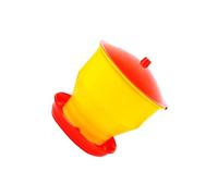 LIXSAZSE Well Built Chicken Water Feeding Bucket Designed To Encourage Natural Drinking Behavior With Minimal Waste Parakeets Poultry Hen Supplies Pet WaterDispenser, 4kg Feeder