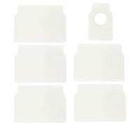 LIXSAZSE Wine Bottle Hanging Tags Essential Wine Organizer Durable Reusable Solution for Dining Room Gatherings Champagne Bottle Neck Gift Tags Cellars, White, 57x89mm