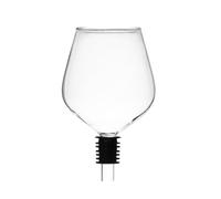 LIXSAZSE Wine Tasting Experience Wine Bottle Glass Stylish and Versatile Stylish and Functional Direct Drinking Glass, Clean Trumpet