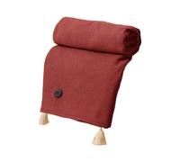 LIXSAZSE Wireless Heated Shawl Double Sided Cotton Knitting For Warm Comfort Heated Shawl Wraps For Women Cordless Energy-saving, Wine red