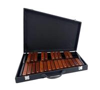 LIXSAZSE Wood Glockenspiel Percussion Instrument For Kids Featuring Smooth Texture Promoting Safe Music Exploration 25 Notes Glockenspiel Xylophone For Kids Beginner, with case, 58x47x8cm