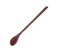 LIXSAZSE Wood Mixing Spoon Cooking Utensil Set Kitchen Supplies Stirring Scoop Eating Tools Polished Soup Spoons for Honey Tea, Old Paint Color