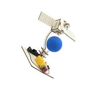 LIXSAZSE Wooden Science Experiment Kids DIY Set Educational Science Kits Toy To Understand Satellite Simple And Practical. Parent Child Communication Or Intellectual Development