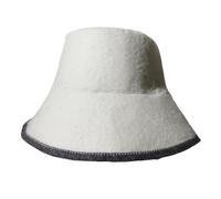 LIXSAZSE Wool Felt Sauna Hat Anti Heat Coverage Spa Lovers Seeking Comfort During Sauna Light Allows to Wear Without Noticing Have Something On Head Whilst. MATERIALMade of Wool, White