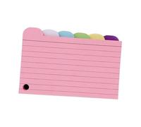 LIXSAZSE Writable Notecard with Tab Essential Tool for to Lists Keeping Personal and Academic Responsibilities Organized Efficiently Flashcards Studying Cards Students Teacher School
