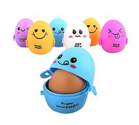 Lixuhdyu Portable Egg Carrier Holder - Outdoor Camping Cartoon Egg Box | Cute Shockproof Eggs Protective Storage Container | Egg Protection Box for Outdoor Picnic Camping