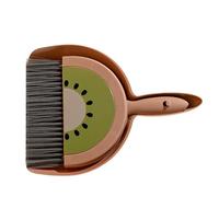 Lixuhdyu Short Broom Dustpan Set - Fruit Whisk Brooms Small Dustpan Set,Cartoon Kids Small Cleaning Brush Set, Portable Little Housekeeping Helper Set for Car Desk Keyboard