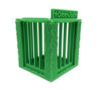 Lixusia Dice Jail Prison Cage for Your Bad Dice, DND TRPG Dice Box Can Hold 12pcs D20 Dice, Enhance Your Tabeltop Board Gaming Experience, (Green)