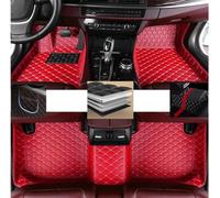 LiYaBaiHuo Car Floor Mats For Chevrolet Epica 2006-2024 (RHD), Full Custom Leather Mat and Carpet Anti-Slip Car Interior Accessories, G/Red