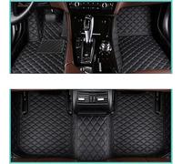 LiYaBaiHuo Car Floor Mats For MG ZS 2017-2023 (RHD), Full Custom Leather Mat and Carpet Anti-Slip Car Interior Accessories,A/Black
