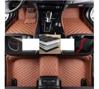 LiYaBaiHuo Car Floor Mats For Mitsubishi Outlander GM 2022 2023 5seat (RHD), Full Custom Leather Mat and Carpet Anti-Slip Car Interior Accessories, F/Brown