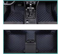 LiYaBaiHuo Car Floor Mats For Mitsubishi Outlander GM 2022 2023 5seat (RHD), Full Custom Leather Mat and Carpet Anti-Slip Car Interior Accessories, D/Black Blue