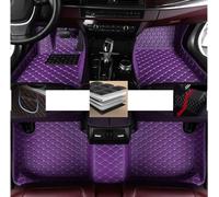 LiYaBaiHuo Car Floor Mats For Mitsubishi Outlander GM 2022 2023 5seat (RHD), Full Custom Leather Mat and Carpet Anti-Slip Car Interior Accessories, I/Purple