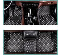 LiYaBaiHuo Car Floor Mats For V-W T-Cross 2019-2023 (RHD), Full Custom Leather Mat and Carpet Anti-Slip Car Interior Accessories, B/Black Rice