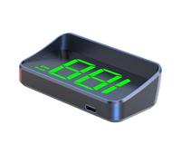LiYaBaiHuo Car Head Up Display HUD for Dacia Dokker/Duster/Duster Van/Jogger Extreme/Lodgy/Lodgy Stepway/Logan MCV, HUD Speedometer GPS Digital Speedometer Plug-and-Play Auto Accessories,A/Green