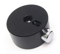 Liyafy 1pc Aluminum Alloy Quick-set Cymbal Mate Nut for Percussion Instrument Parts Black