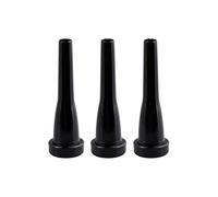 Liyafy 3pcs Trumpet Mouthpiece 3C 5C 7C Bullet Shape Black Plastic Mouthpiece Trumpet Accessories Parts